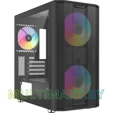 Корпус SAMA S30 Black (S30-BKMPA3X1-GL)